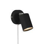 Nordlux Explore Applique Murale Métal et Ceramic Noir | Convient pour GU10