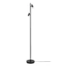 Nordlux Omari Vloerlamp Metaal Zwart 6.4W 320lm - 827 Zeer Warm Wit | Touch Dimbaar